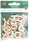 CousinDIY Unfinished Wood Alphabet Blocks 54/Pkg-0.75"